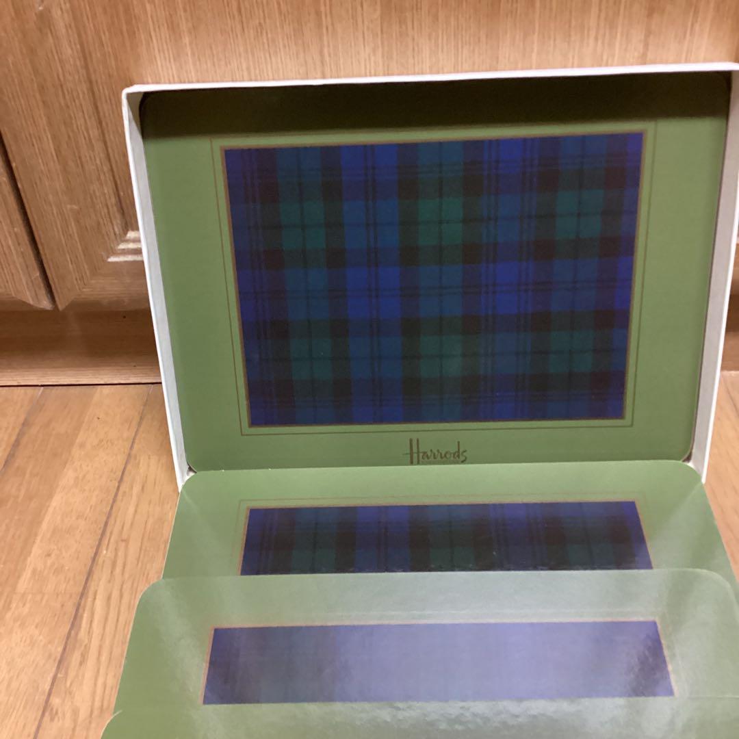 ハロッズナイトブリッジ　《テーブルマット４枚　コースター４枚》ハロッズより直輸入