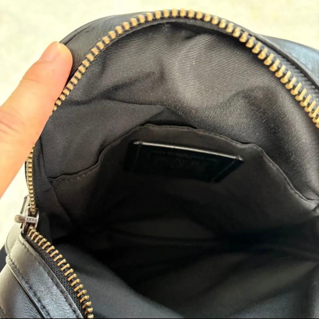 COACH ボディバッグ ショルダーバッグ グレー ロゴパターン