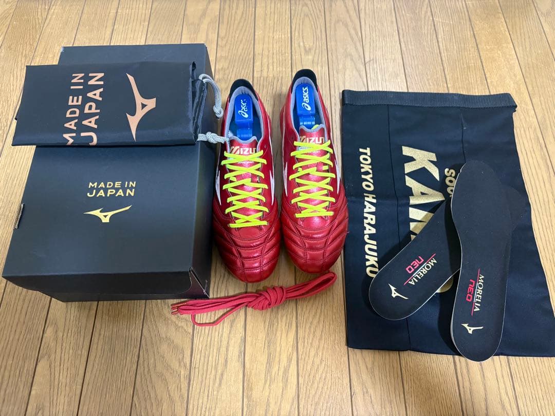 40周年限定 ミズノ モレリア ネオ4 JAPAN 25cm