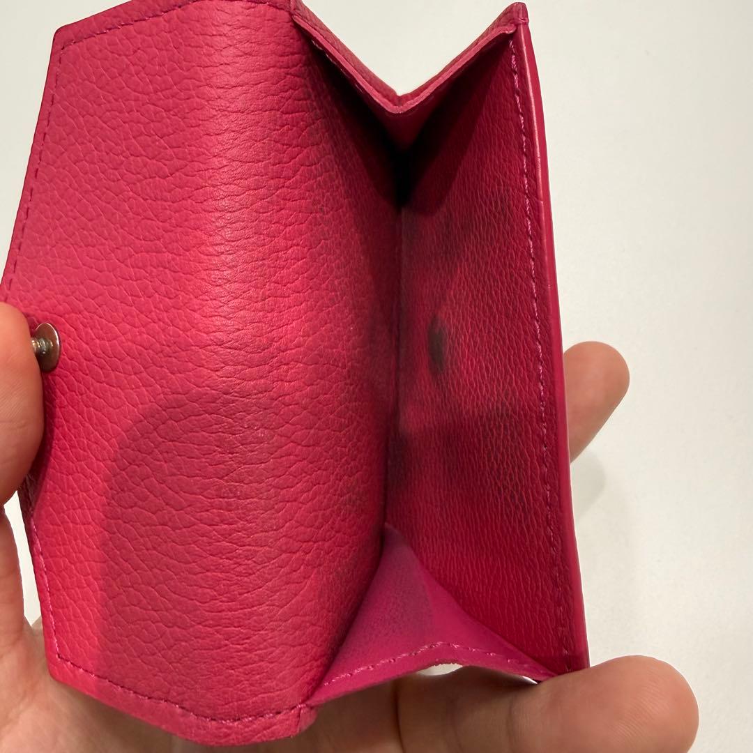 ルイヴィトン ポルトフォイユ・ロックミニ ピンク