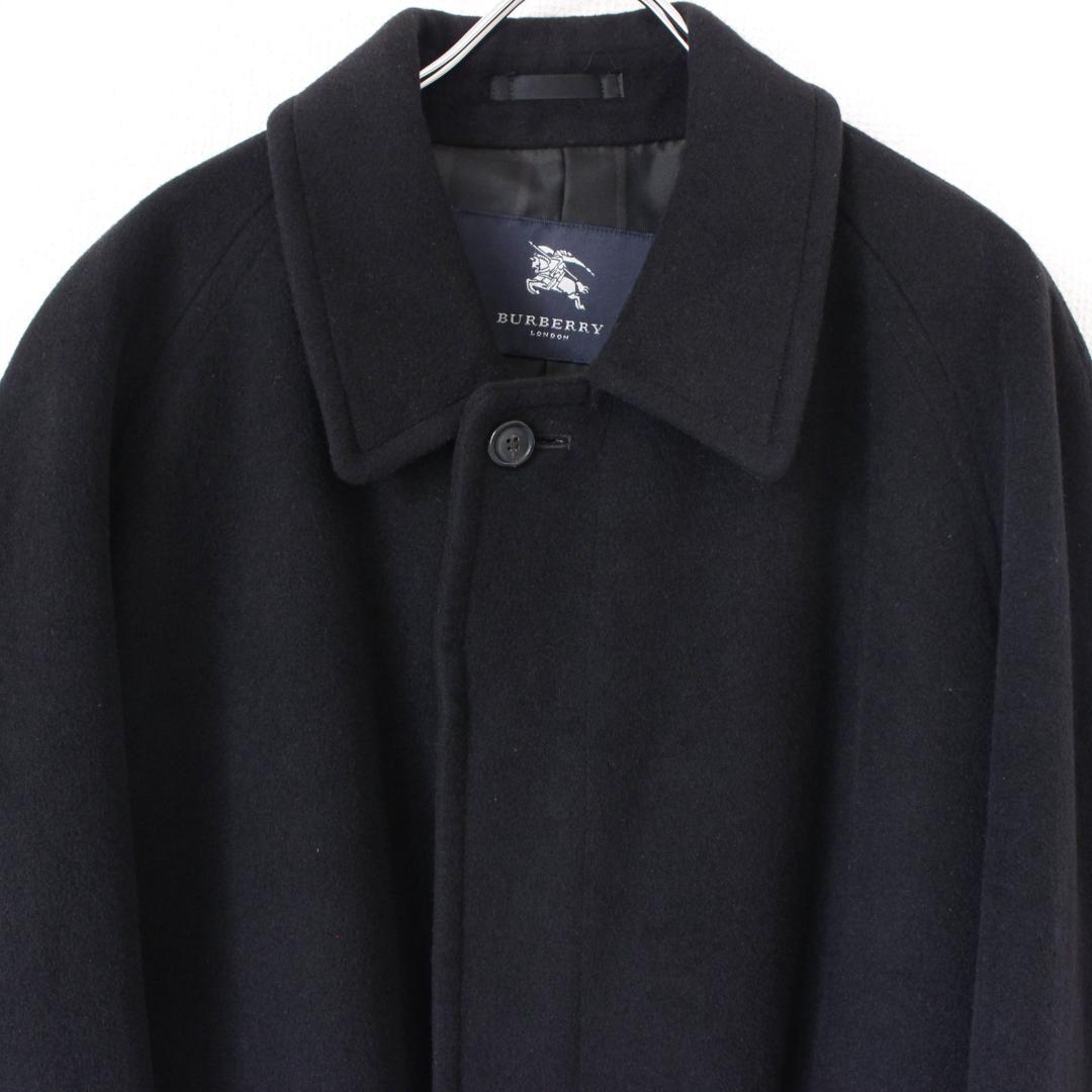 BURBERRY LONDON カシミヤアンゴラ ステンカラーコート M相当