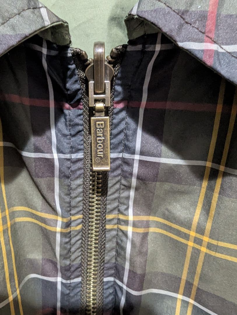 Barbour タータンチェック リバーシブル　スイングトップ