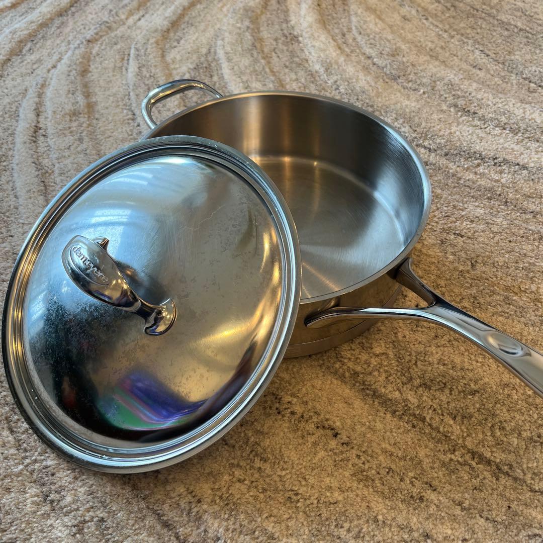 Demeyere デメイエレ24cmソテーパン蓋付き 7層2.4リットル片手鍋