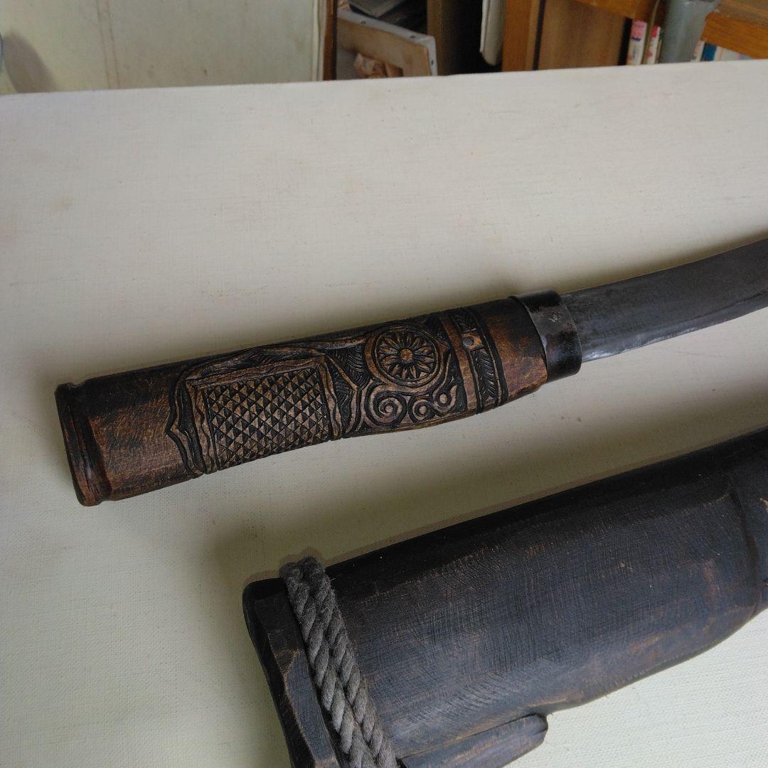 アイヌマキリ　タシロ　山刀骨董