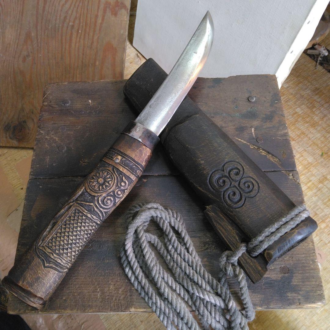 アイヌマキリ　タシロ　山刀骨董