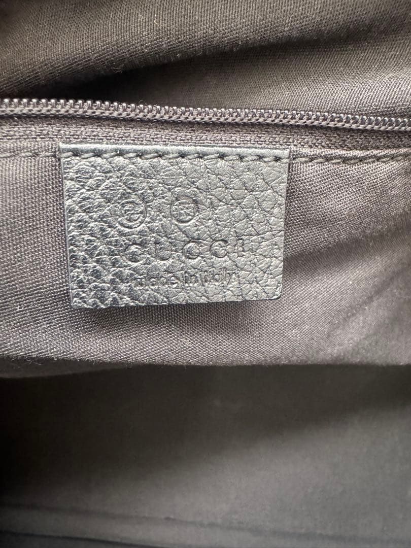 GUCCI GGナイロン ボストンバッグ 黒 使用感あり 保存袋付き