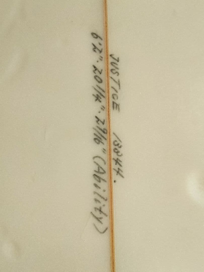 ジャスティス アビリティ ショートボード 6'2\" 中古（指定場所で手渡を希望