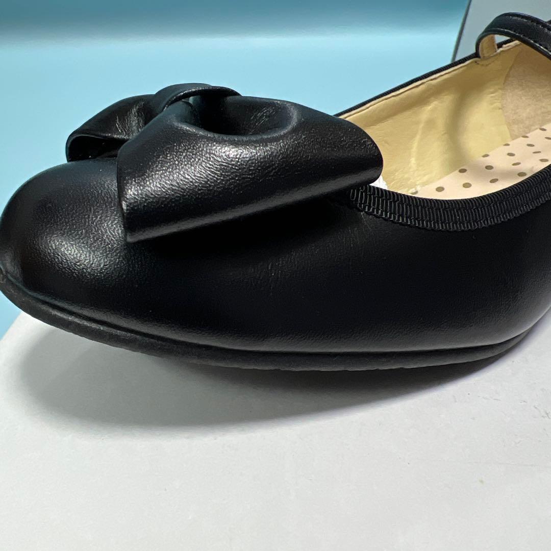 Leur Getter ルルゲッタ ブラック リボン付き シューズ　24.5㎝