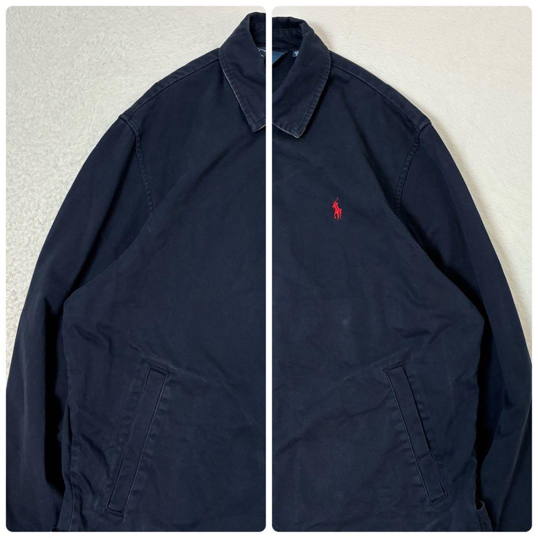 ポロバイラルフローレン　スウィングトップ　ネイビー　ポニー刺繍　三角タグ　XL