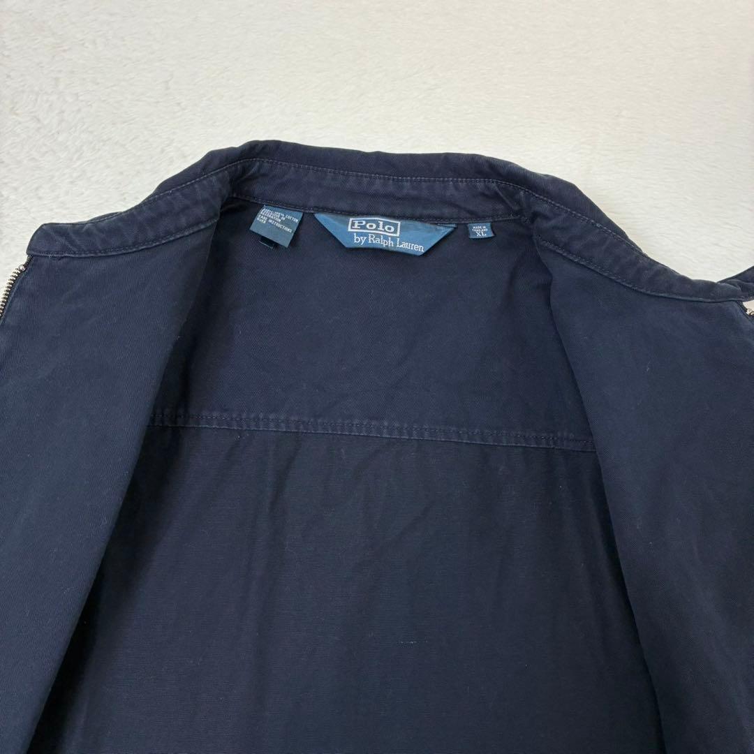 ポロバイラルフローレン　スウィングトップ　ネイビー　ポニー刺繍　三角タグ　XL