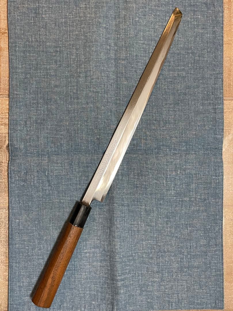 源忠寛最上作　尺　先丸柳刃　ヴィンテージ