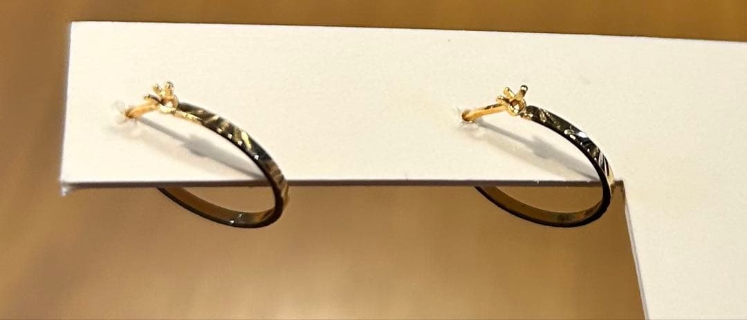 ete クレールカット　ピアス　k10 両耳用