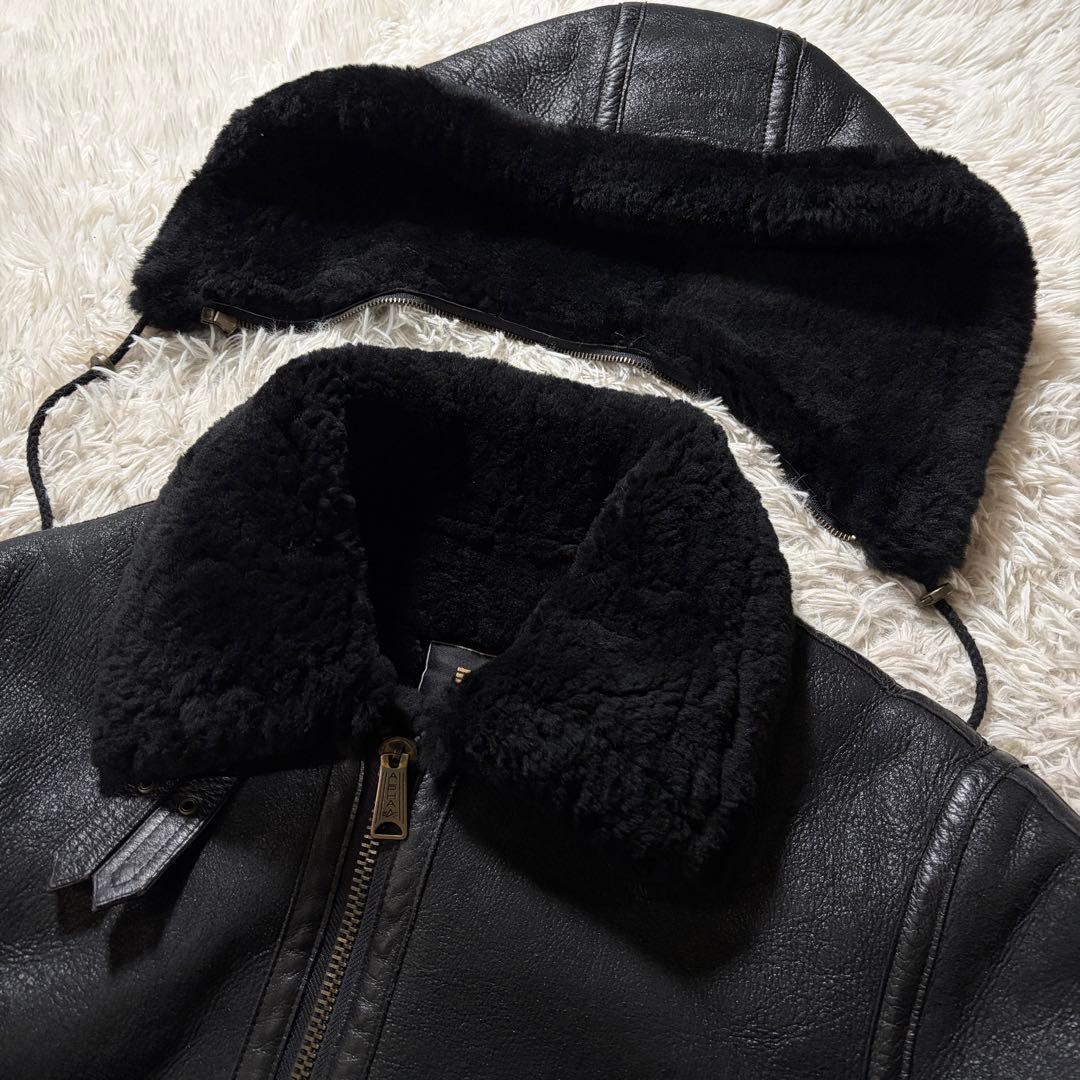 ご*り様 美品/希少モデル■ ALPHA INDUSTRIES B-3 ブラック