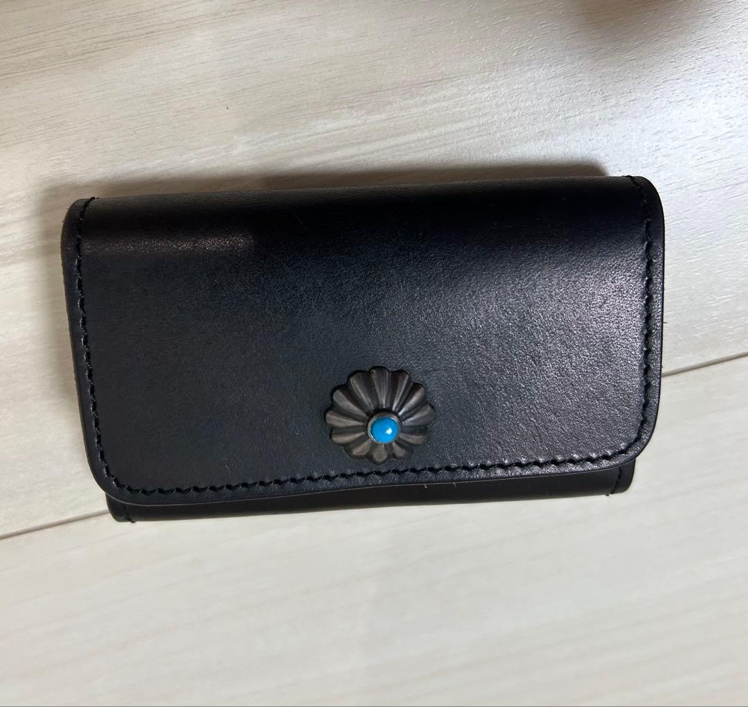 ラリースミス ターコイズ ケース 財布　箱&保証書付属