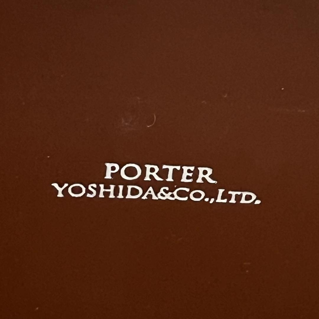 美品ポーター★コードバンレザー ジッピーウォレット 長財布 本革 茶 日本製