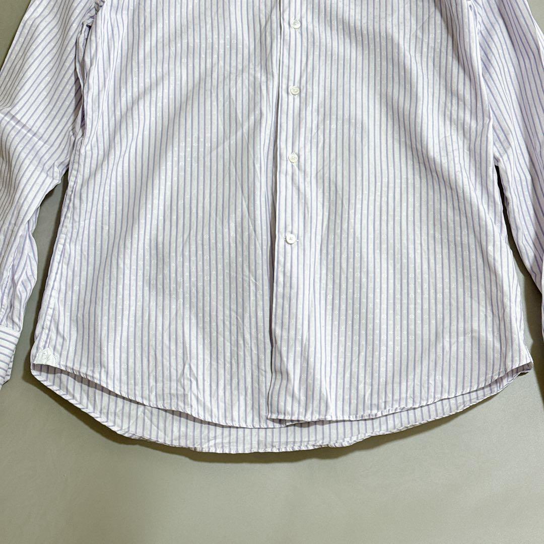 ルイヴィトン モノグラム総柄 ドレスシャツ 大きいサイズ 185 ホワイト 白