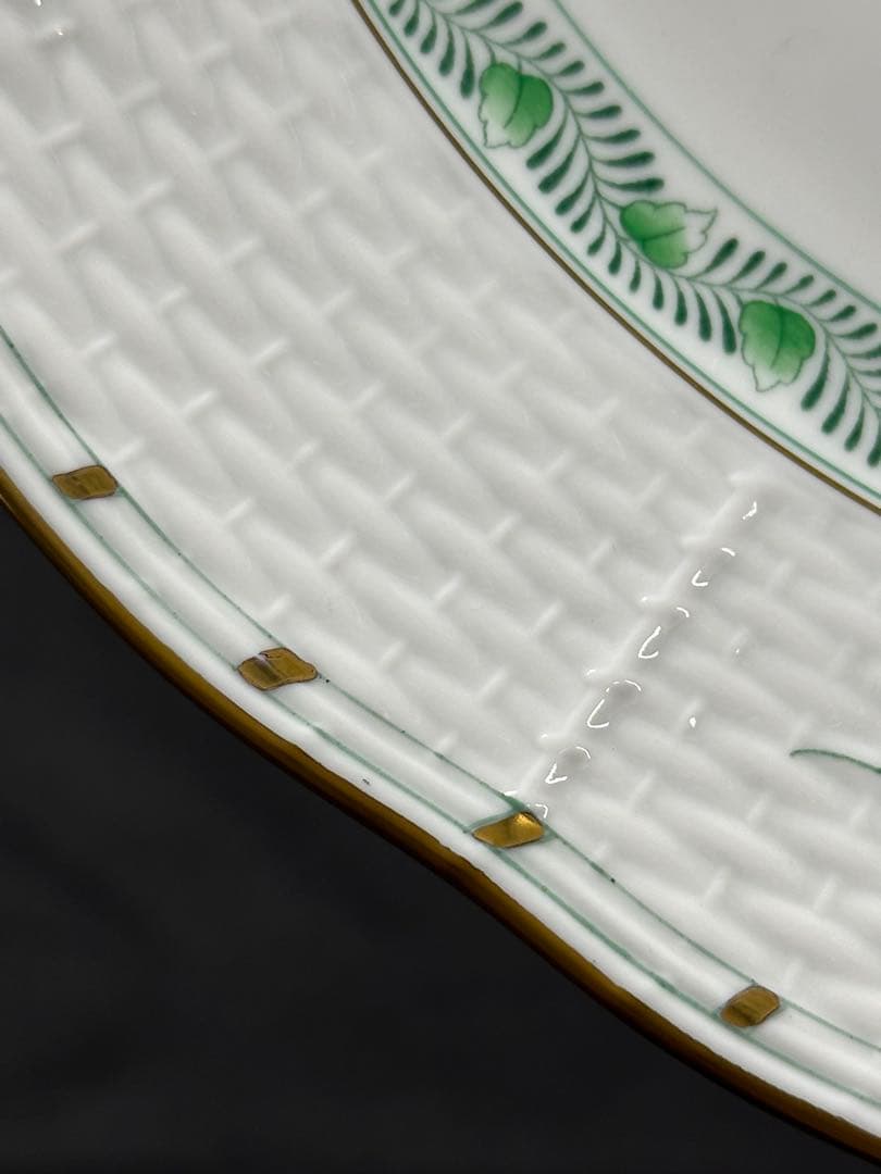 ② 【美品】HEREND ヘレンド　インドの華　プレート　25.5cm