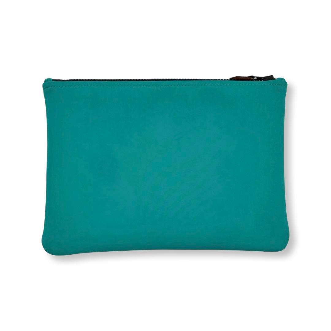 エルメス　ネオバン　MM　ポーチ　グリーン系　小物入れ　クラッチバッグ