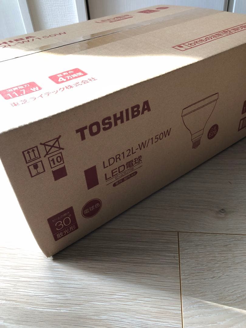 TOSHIBA LDR12L-W/150W LED電球一箱6個セット