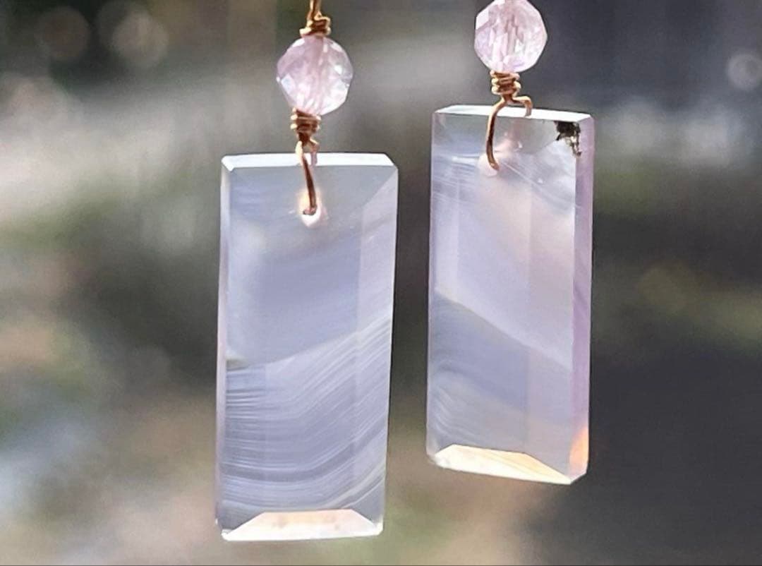 skygray14kgf ローズクォーツ リップカービングコンケーブ