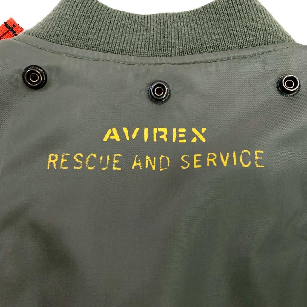 希少★AVIREX REMODEL MA-1 フライトジャケット L　E014
