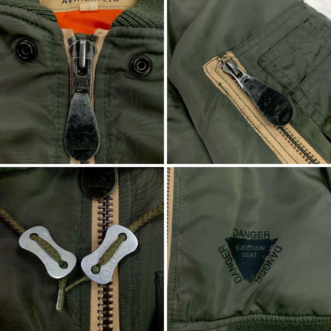 希少★AVIREX REMODEL MA-1 フライトジャケット L　E014