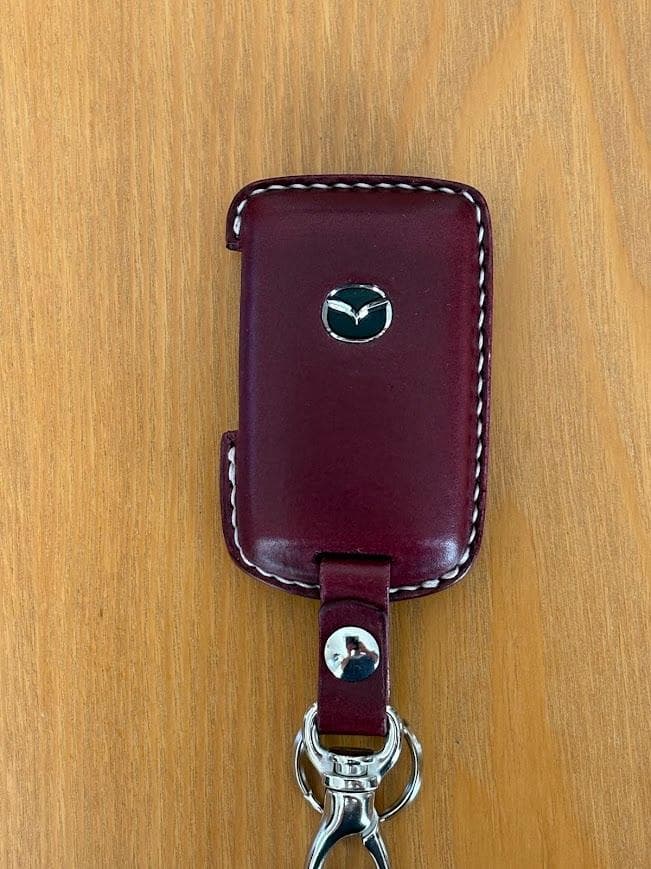 【レザモン】本革スマートキーケース マツダ車用 CX-8 CX-80 等