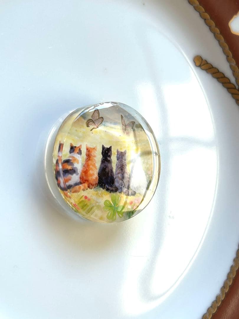 新作☆レジンヘアゴム　　今年の抱負