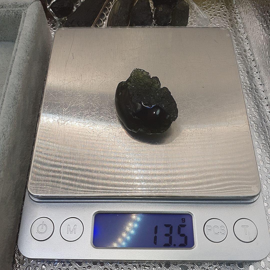 モルダバイト　片面磨き仕上げ　オールドストック