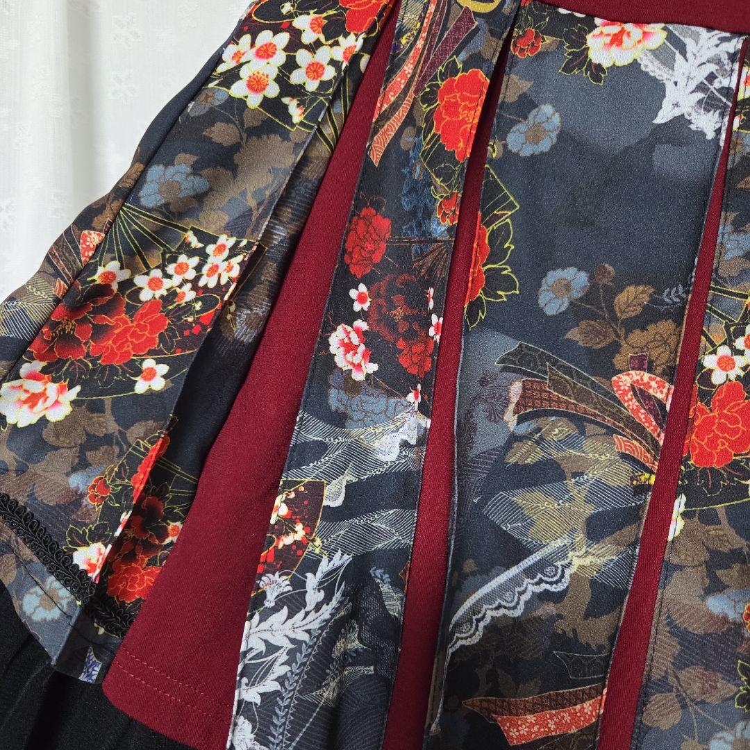 OZZON和チャイナプリーツスカート