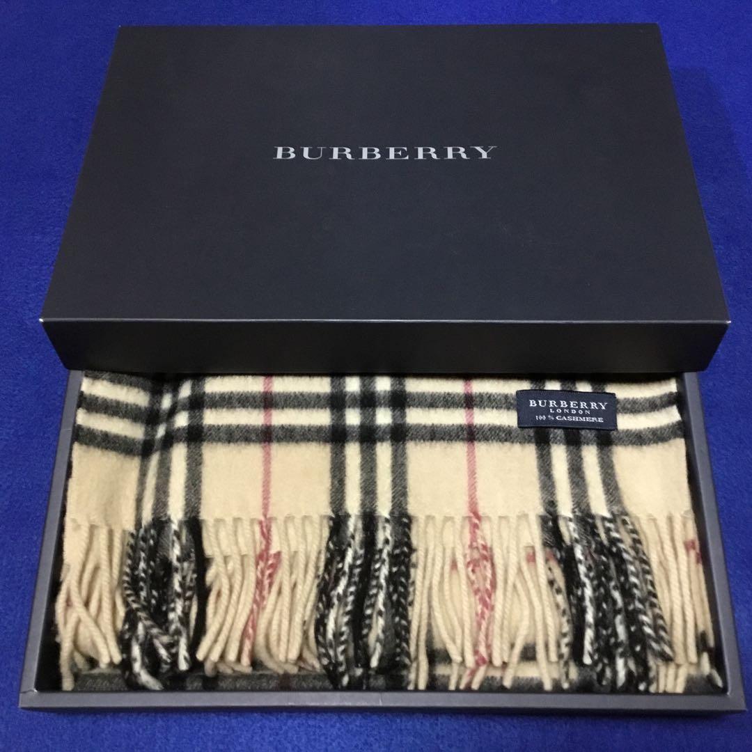 バーバリー マフラー　ショール　ベージュ