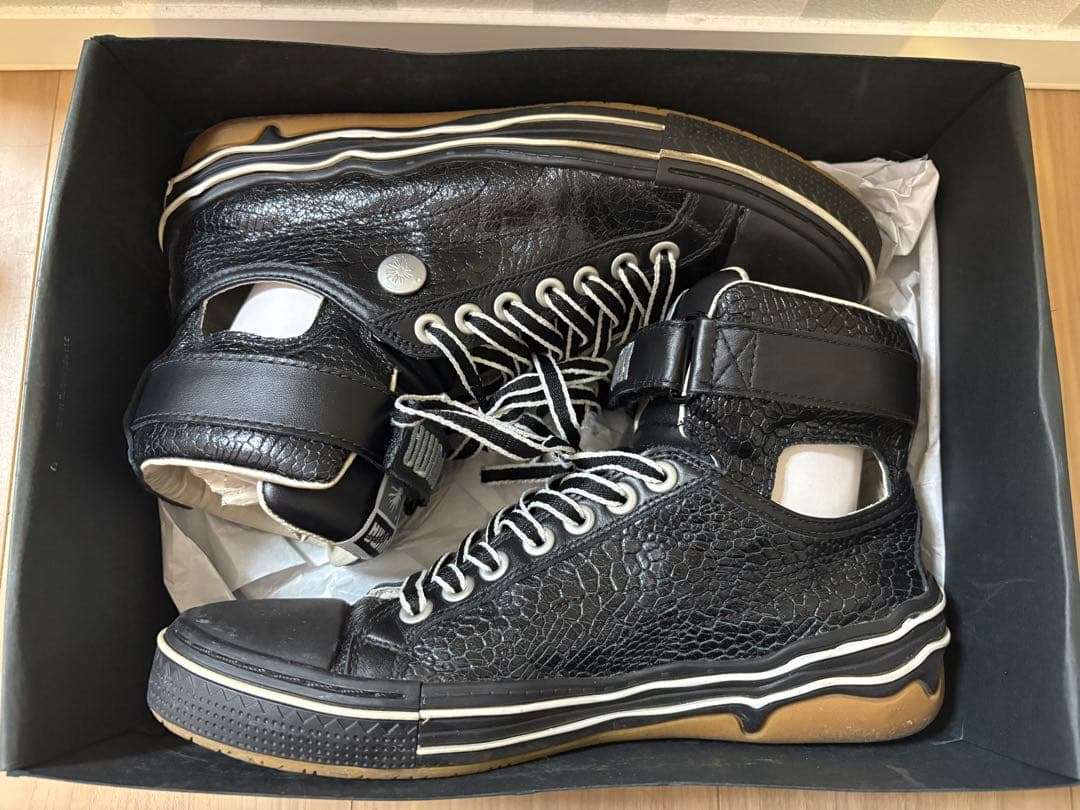 希少！puma mihara yasuhiro ミハラヤスヒロ　プーマ　黒レザー