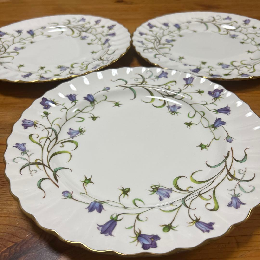 スポード　カンタベリー　 ディナープレート　27㎝ 3枚セット　廃盤品　英国製