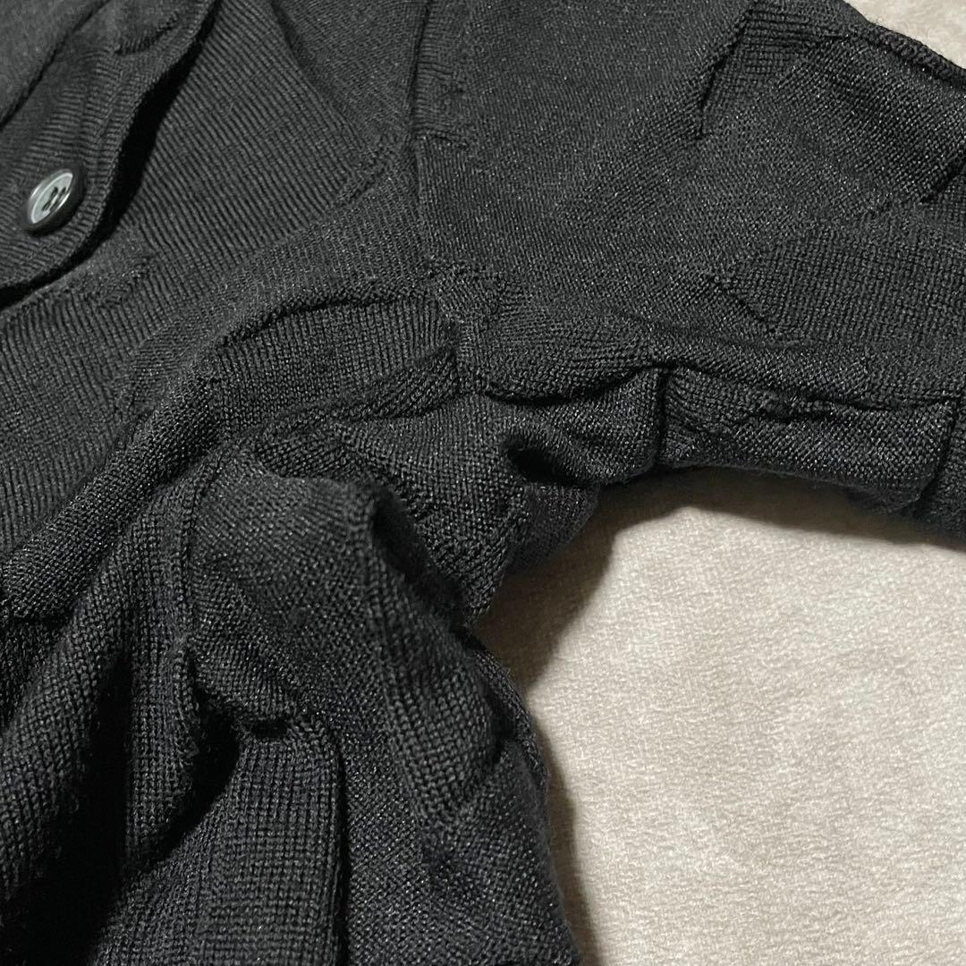 希少　ワイズ　Y's　ヨウジヤマモト　変形ニットジャケット　ジップカーディガン