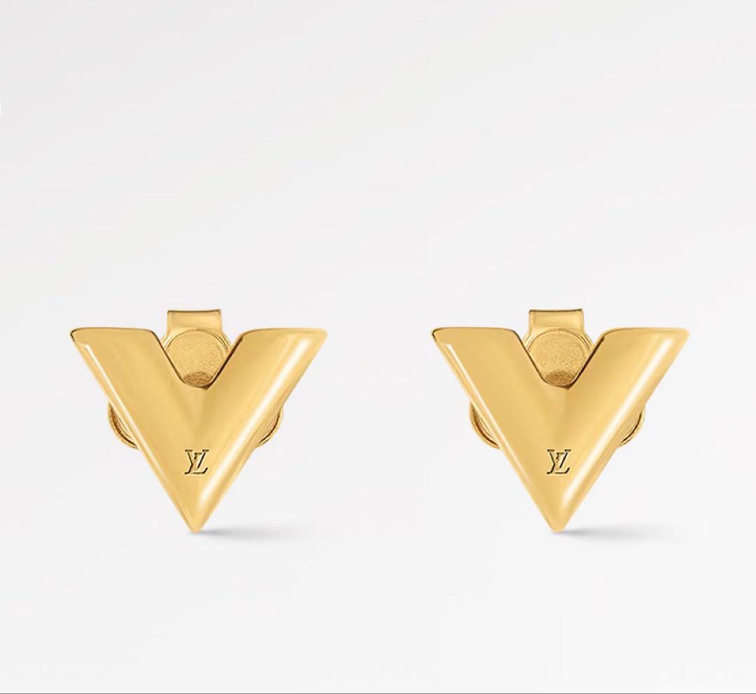 ✨美品✨　ルイ・ヴィトン　ピアス　エセンシャルV M68153 ゴールド