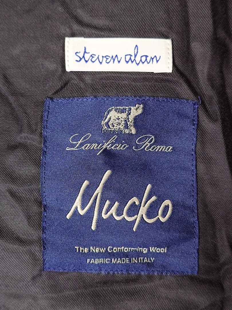 ジャケット・アウター Steven Alan KNIT FLEC HALF BALMACAANCOAT