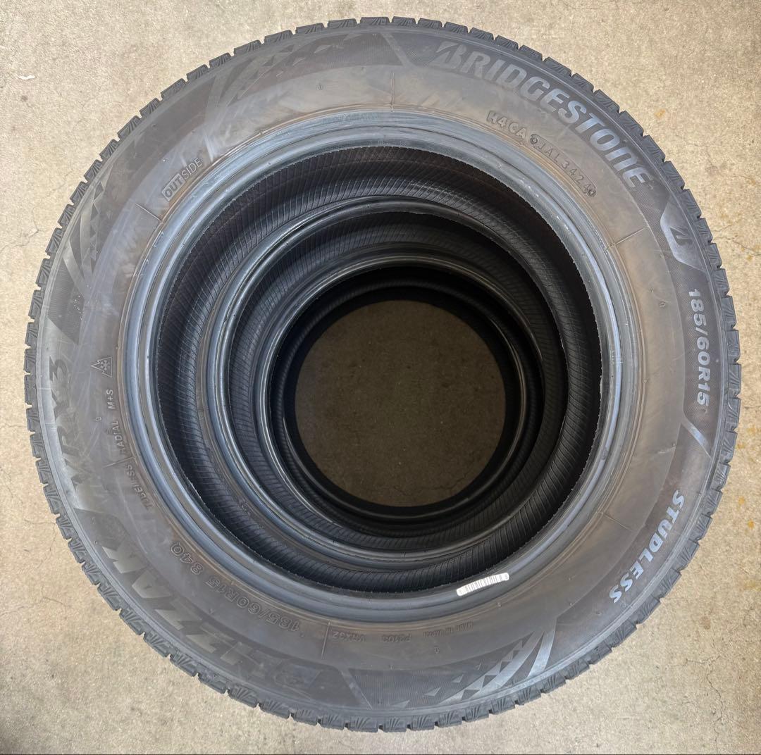 バリ山　185/60R15 ス 24年製 BS BLIZZAK VRX3