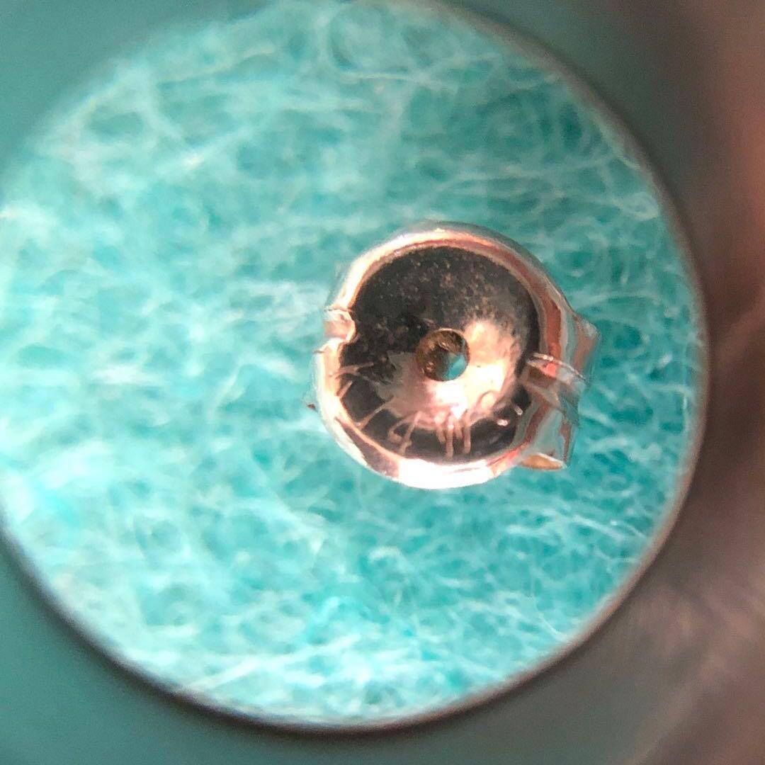 K14WG 14金　ホワイトゴールド　パール付きピアス