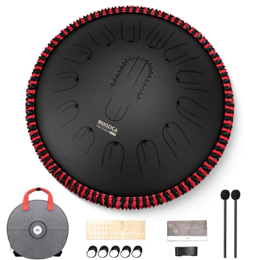 MOOZICA ハンドパン 15インチ Cメジャー スチールタングドラム