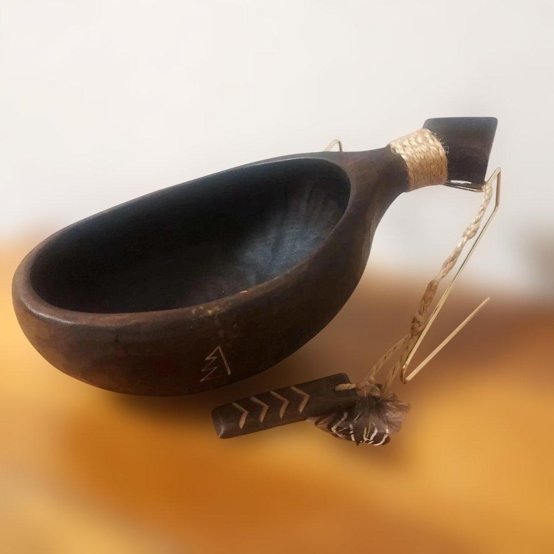 ククサ　木製カップ　キャンプ　アウトドア