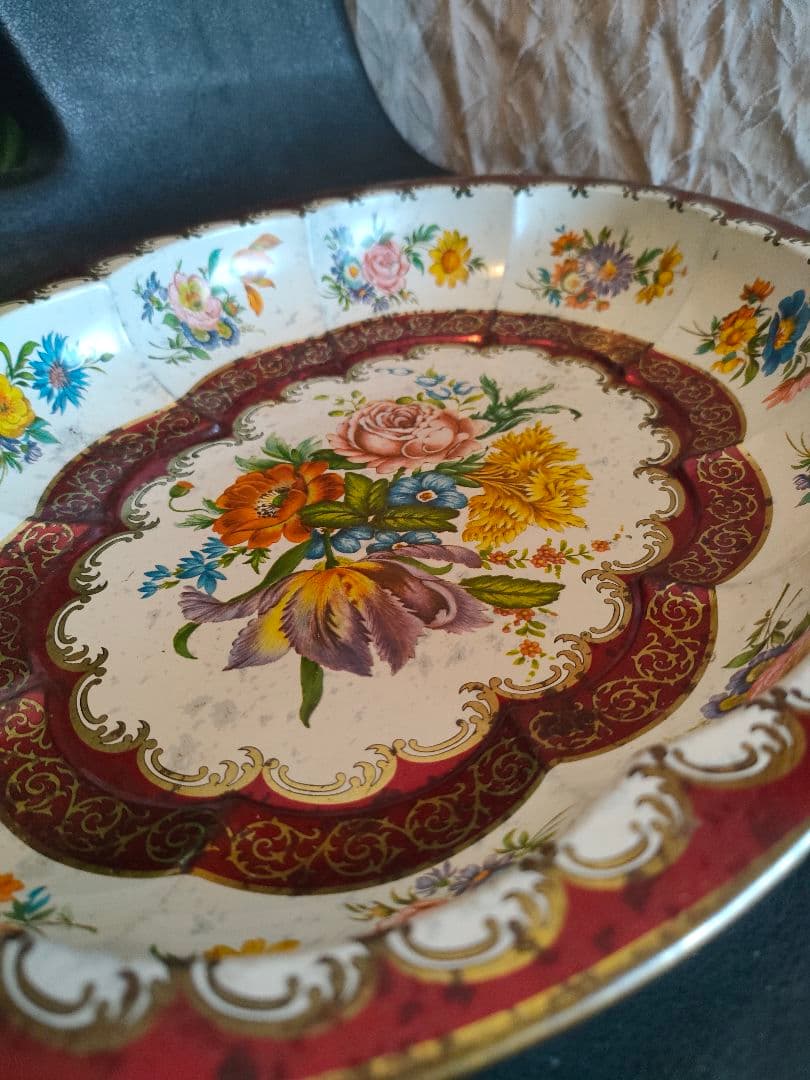 ★England★Daher★オーバルTINトレイ