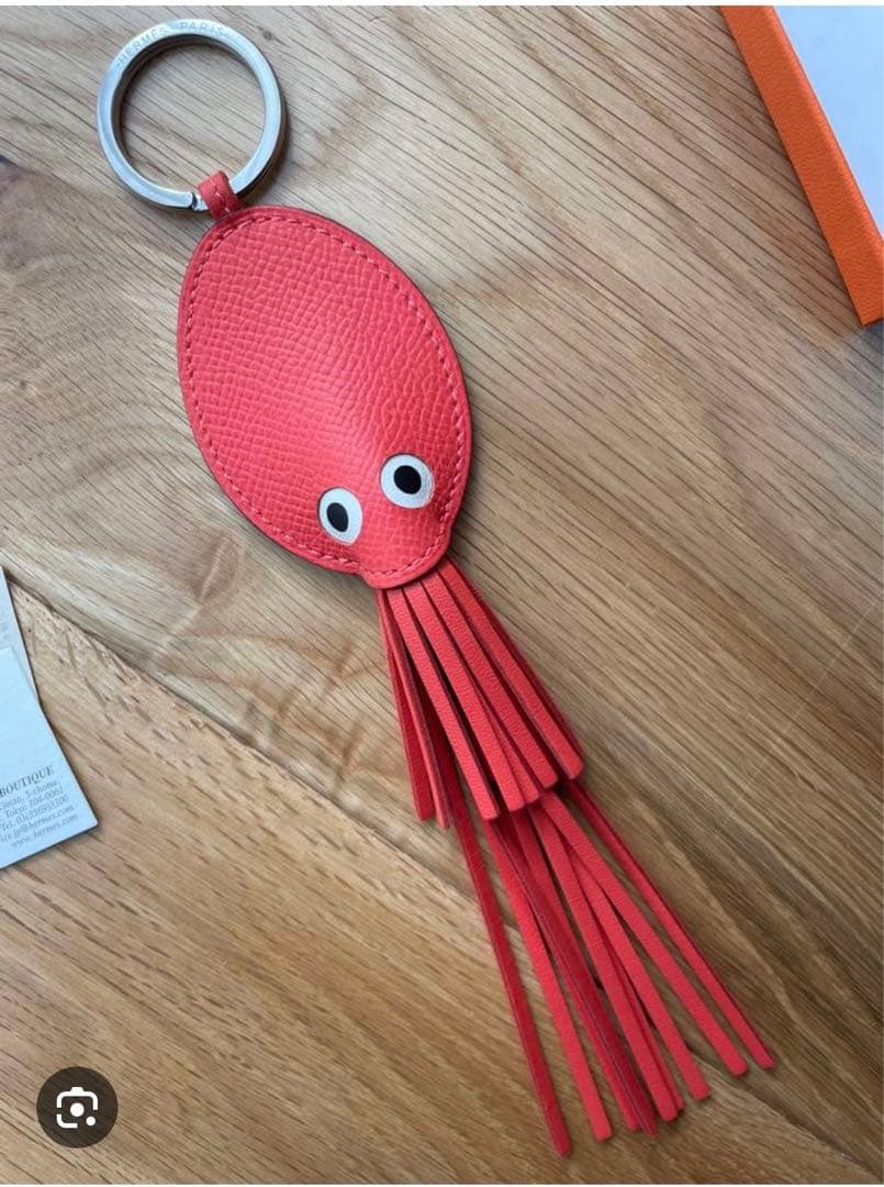 エルメス　プルプ　チャーム　タコ
