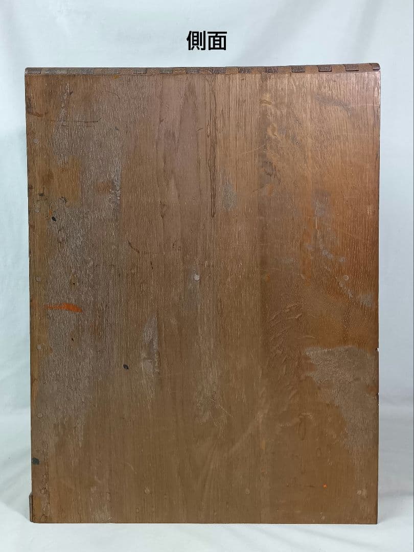 木製レターケース　引き出し　6段収納　昭和レトロ　書類入れ　小物入れ　ミニタンス