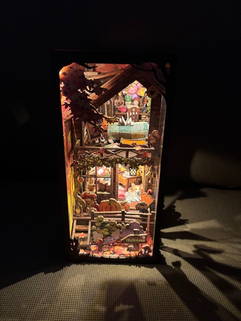 値下げ 黄昏のコテージ ブックヌック 完成品