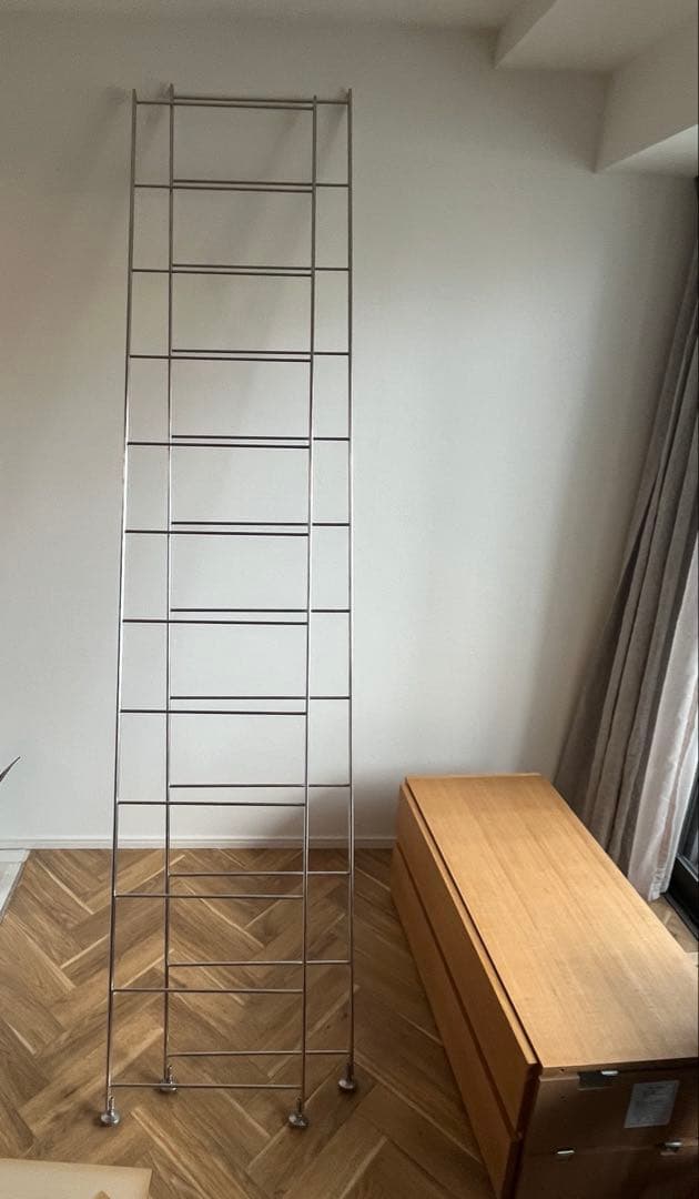 【3本セット】ステンレスユニットシェルフ　ステンレス追加用帆立　特大