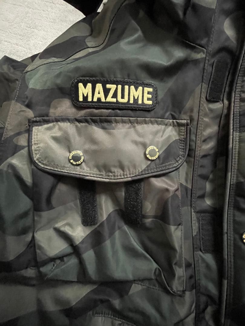 MAZUME 迷彩 フィッシングスーツ(上下セット)