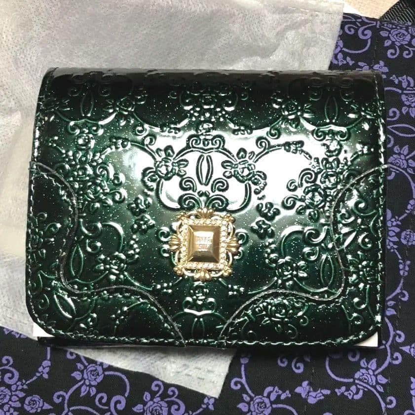 【新品】 アナスイ ルーミー 折り財布 グリーン 正規品