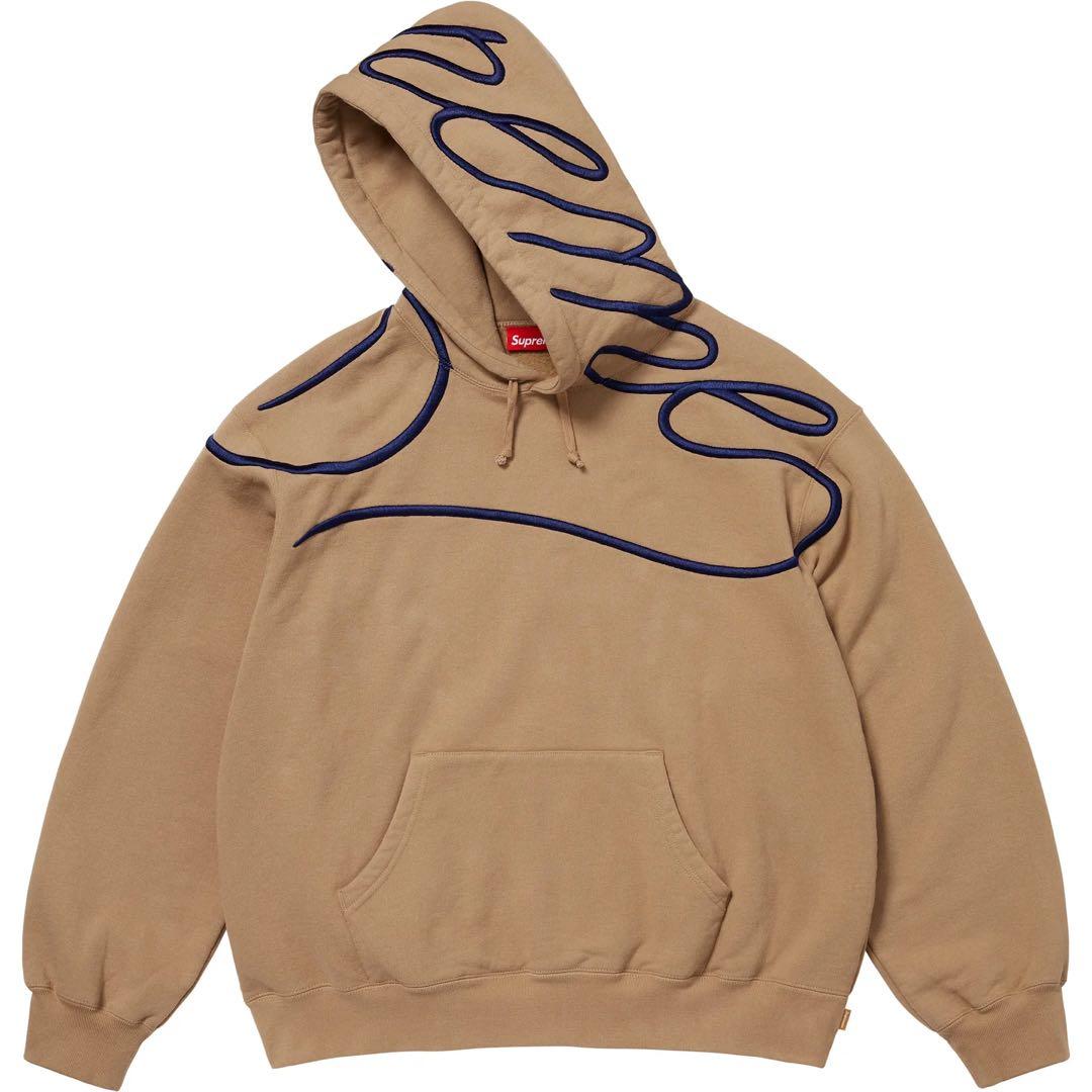 トップス supreme Shoulder ScriptHoodedSweatshirt