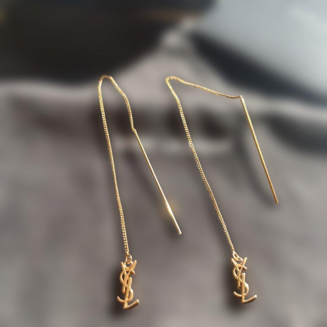 Saint Laurent YSL サンローラン　ピアス　ロングピアス