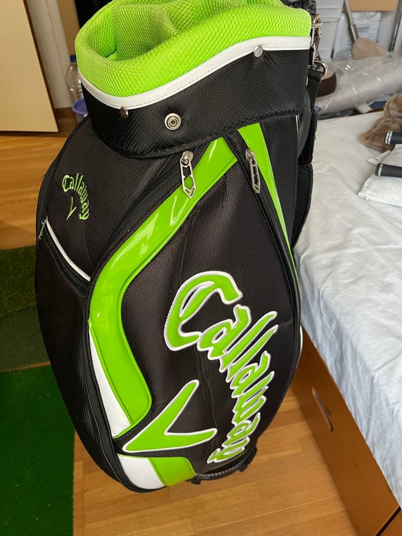 綺麗目　Callaway キャディバッグ ブラック/グリーン
